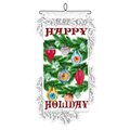 Heritage Lace Happy Holiday Wall Hanging PatternWhite WH68W-1197